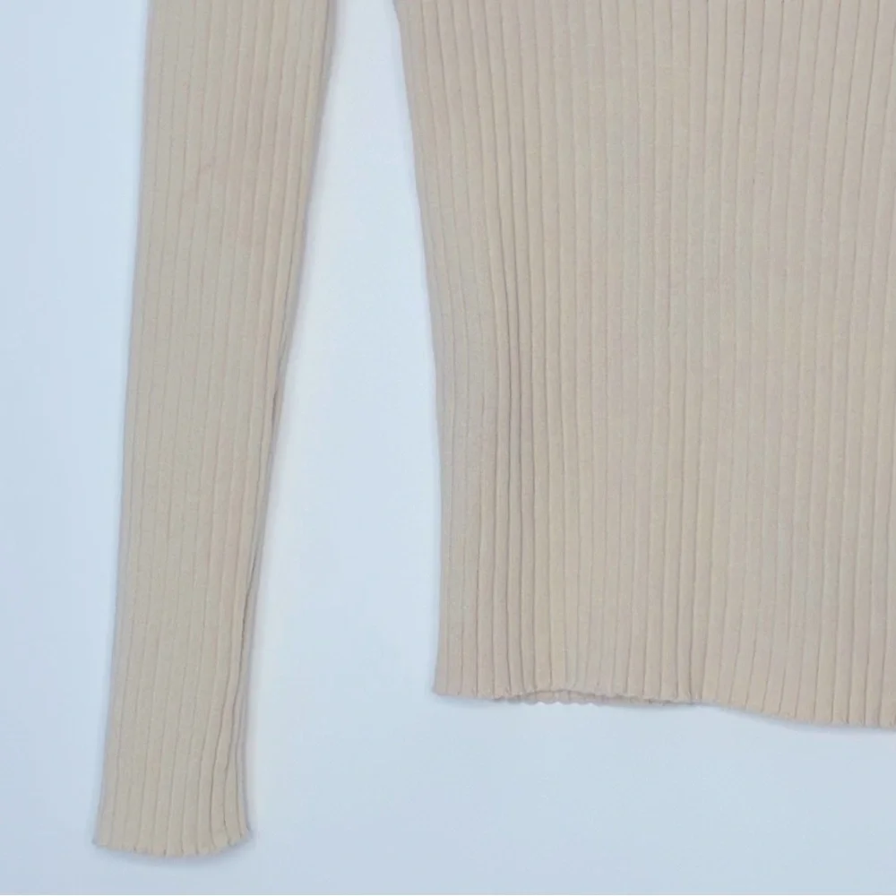 ROLLA'S Natural Ribbed Sweater Size 8/S #0028